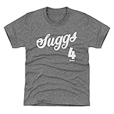 Jalen Suggs Youth Shirt (Kids Shirt, 10-12Y Large, Tri Gray) - Jalen Suggs Orlando Script WHT