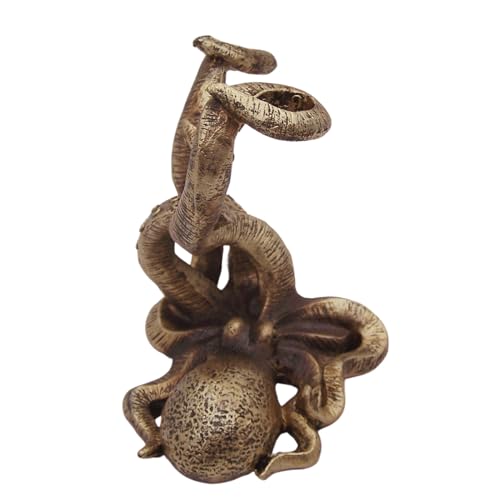 Octopus Style Toothbrush Holder, Unique Bathroom Decor, Nautical Accent Piece, 7.25 Inches - Image 3