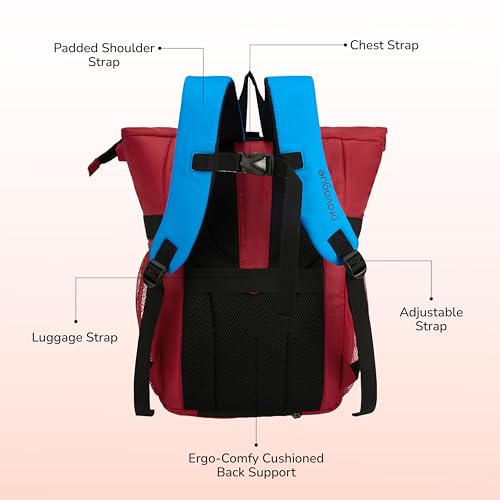 Image of Provogue Vaulta 30 litres everyday backpack with 15.6 inch laptop compartment for men and women, stylish contemporary daily use college, office and outdoor bag | With organiser