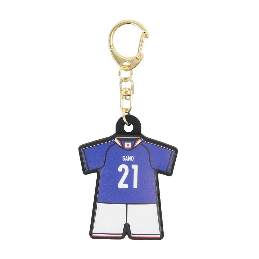 Amazon | [JFA] サッカー日本代表 ユニフォーム型ラバーキーホルダー
