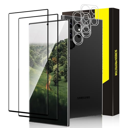 Carantee 2+2 Stück Schutzfolie für Panzerglas für Samsung Galaxy S24 Ultra 5G, Frei von Staub Ultradünn High Definition ...