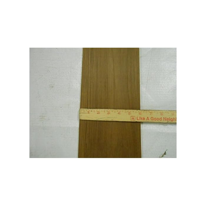 Buy 10 sq ft teak wood veneer 1/16 inches thick, sanded, solid wood NO