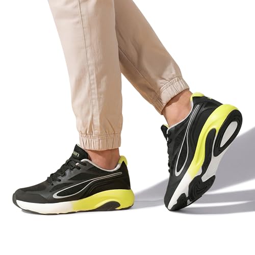 Image of Neeman's Urban Strive Sneakers for Men | Lightweight Breathable Mesh Casual Shoes with Dual Foam Cushioning & High Traction Sole | Lace Up Walking Shoes