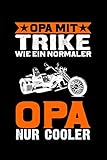 Triker Opa Trike Großvater Opi Biker: Taschenbuch / Notizbuch mit Trike Motiv -in A5 (6x9 Zoll) gepunktet (dot grid)