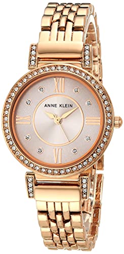 Montre Anne Klein femme AK/2928 ornée de cristaux premium et cadran épuré