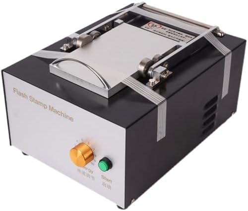 Timbro manuale con flash, autoinchiostrante, con manopola regolabile per sigilli nuziali e design personalizzati, dimensioni dell'esposizione 140 x 90 mm