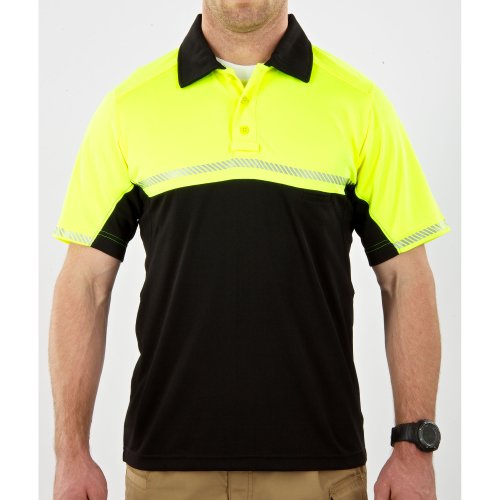 5.11 Tactical Polo para Hombre de Manga Corta para Seguridad en Bicicleta con Cintas Reflectantes, Alta Visibilidad, Estilo 71322 miniatura 2