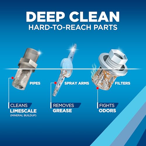 Finish Ultimate Quantum Deep Clean Bundle - Ultimate Dishwasher Detergent Pods (62ct), Jet Dry Rinse Aid (23oz) for Residue & Hard Water, Dishwasher Cleaner (8.45oz) For Grease & Limescale - image 7