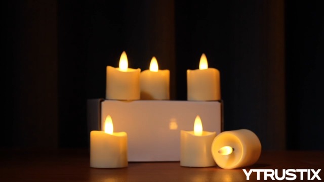 Image of Rechargeable Flameless Candles with Remote Timer | 6pcs Flickering Tea Lights Candles Battery Operated, Votive Fake Candles For Easter Wedding Halloween Christmas Home Decor