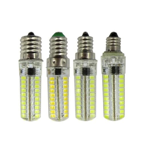 YSJX lighting, Pack de 20, ampoule de maïs LED AC220V E11/E12/E14/E17 3W 2835-80SMD LED éclairage de lampe au gel de silice(Bianco,E11)