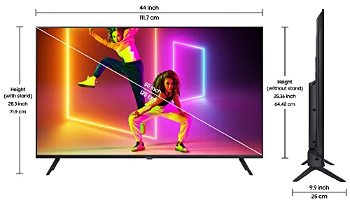 Image of Samsung 125 cm (50 inches) Crystal 4K Series Ultra HD Smart LED TV UA50AUE60AKLXL (Black)