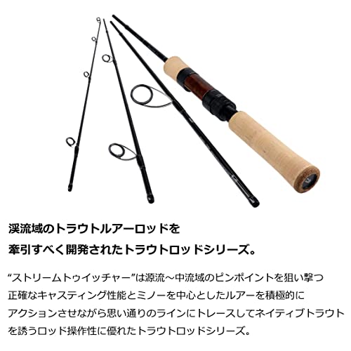 ダイワ(DAIWA) ネイティブトラウトロッド シルバークリーク ストリームトゥイッチャー 48ULB 釣り竿 3枚目