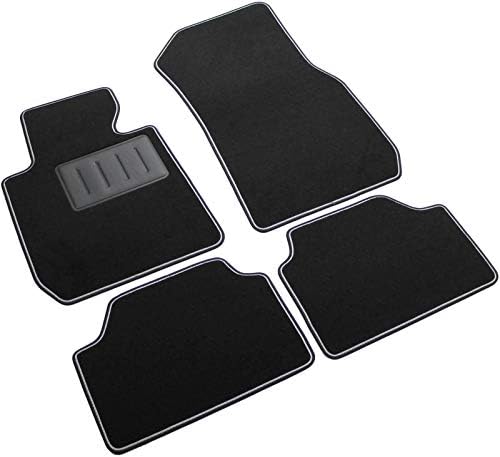 ilTappetoAuto by Fabbri 3 - COLOR000009R - Custom Car Mats in Non-Slip Carpet, 2 Embroidery Designs