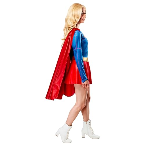 Rubies DC Superheroes Supergirl TV Series: Supergirl Costume Dress for Adults, Women's Small