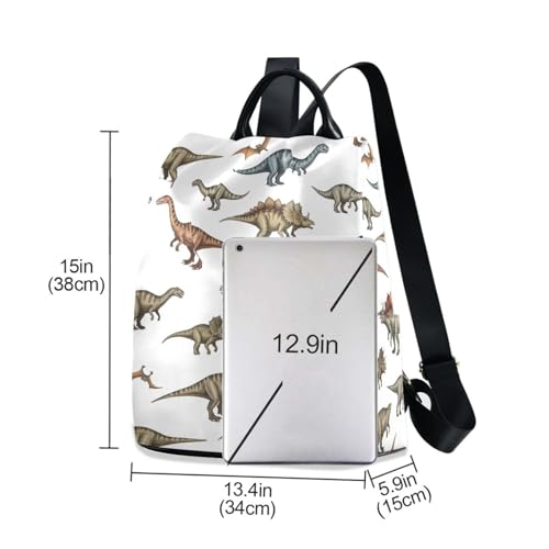 Sac à dos vintage contre le vol avec compartiments de rangement - 6