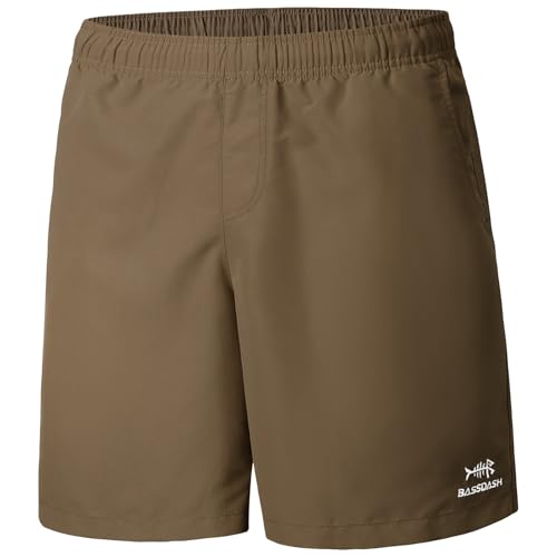 BASSDASH Men's 8''Fishing Water Shorts Quick Dry UPF 50+ Lightweight Cargo Hiking Kayaking Casual...