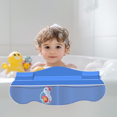 Protection contre l'eau de douche et rangement mural avec poches de jeu - 7