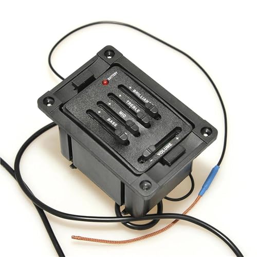 サウンドホール ピックアップ ピックアップ マイク ブレンド プリアンプ EQ チューナー ピエゾ ピックアップ 201 101 ISYS VT1 ギターアクセサリー(クラシック 4)