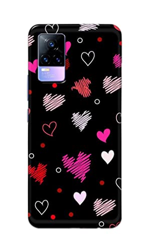 Image of PRINTFIDAA Vibrations of Love Hard Back Cover for Vivo Y73 / Vivo V21e 4G Back Cover -(P6) KAT1009