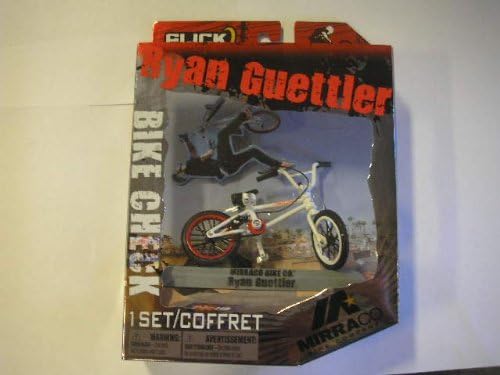 Flick Trix Bike Check: Ryan Guettler Mirra White [Toy](Wheel Color May Vary)