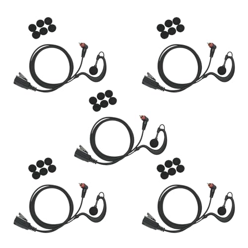 Auriculares G para Motorola SL3500e SL7550 SL1K con micro PTT pack de 5 Sarcia SL300