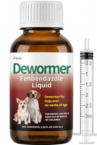 Dewormer Liquid for Dogs Fenbendazole for All Wormers Broad Spectrum Safe for 6 Weeks and Older