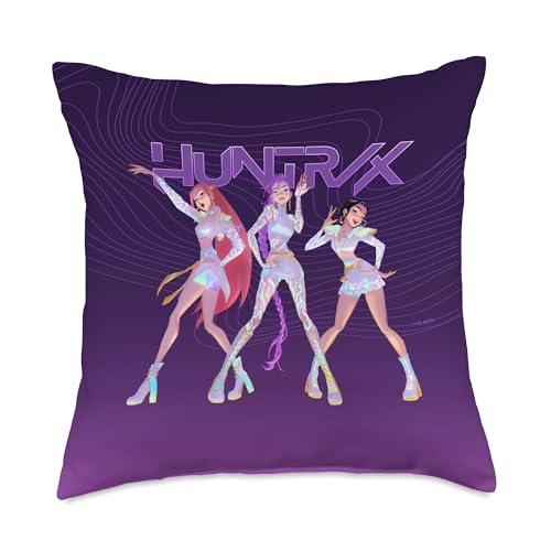 Kpop Demon Hunters HUNTR/X Officially Licensed Throw Pillow