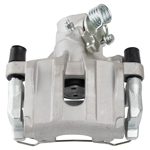 Image of TRQ Rear Brake Pad and Rotor Set Ceramic Rotors Calipers Compatible with 2004-2005 Mazda 3