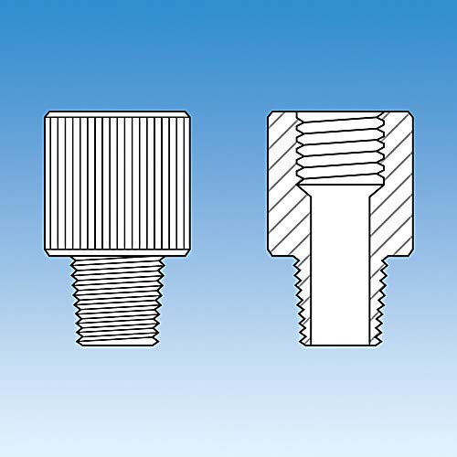 Insert 1/4" NPT raccord à compression pour tube PTFE de 6,5 à 7 mm OD 12871-03