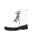 Gabor Bottines à lacets pour femme - Semelle intérieure interchangeable - Best Fitting. - Blanc - Blanc / blanc / noir., 38 EU