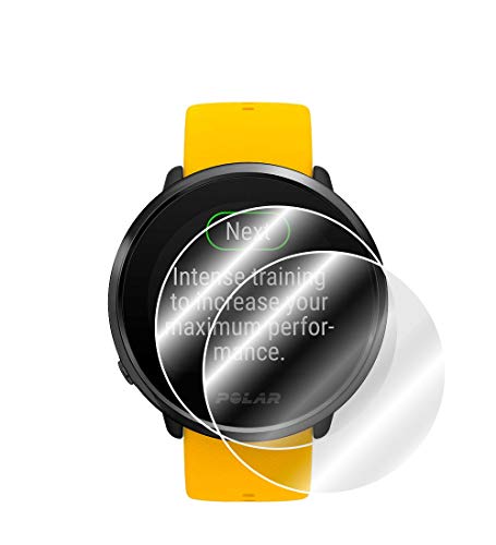 IPG for Polar Ignite Advanced Waterproof Fitness Watch Screen Protector (2 Units) Invisible Ultra HD Clear Film Anti Scratch Skin Guard - Smooth/Self-Healing/Bubble -Free