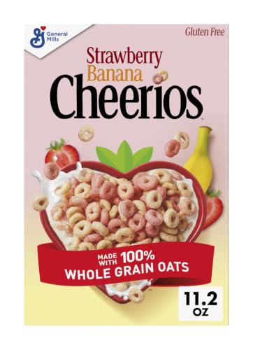 Cheerios Strawberry Banana Breakfast Cereal...