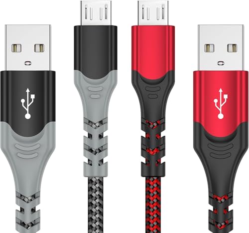 KOOWOD PS4 Controller Charger Charging Cable – 2...