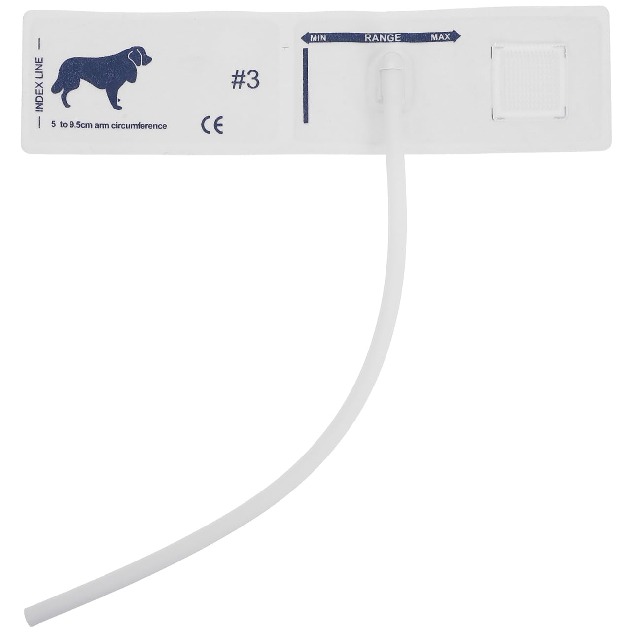 BESTYASH Manguito de presión arterial para mascotas, tamaño universal, tela no tejida, puño de TPU para gatos y animales, seguro, fácil de limpiar, fácil de usar y cómodo para monitor de presión
