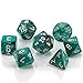 Chessex Marble Polyhedral Oxi-Copper - White 7-Die Set