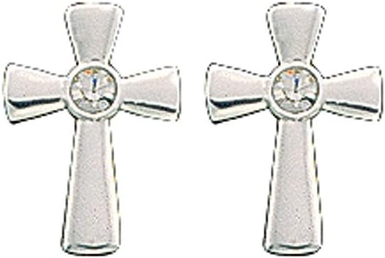 Montana Silversmiths Small Silver Cross Earring