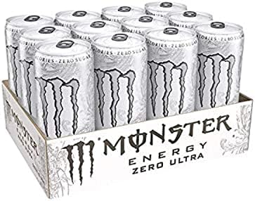 Monster Energy Monster Chefsneed Monster Energy Ultra Zero Drink, (Pack Of 12 Cans X 500Ml Each), Vegetarian