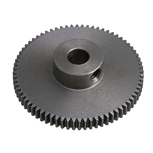 CNBTR 72 Teeth Steel Pinion Gear 6mm Shaft Hole 0.5 Module Spur Gear Small Size for DIY