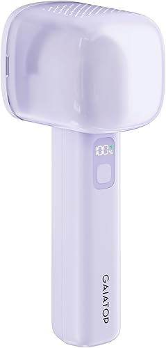 GAIATOP Afeitadora de tela, removedor de pelusa recargable con pantalla LED y cuchillas de 6 hojas, afeitadora eléctrica de 3 velocidades para