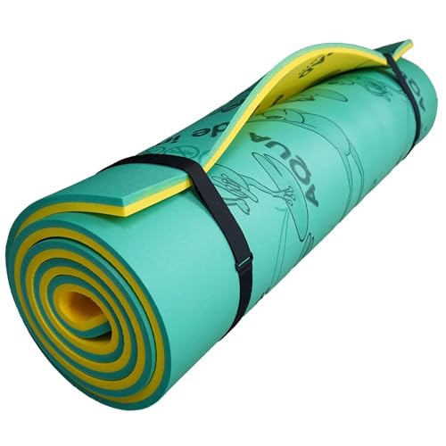 Aqua Lily Pad Original Floating Water Mat Island Float, Foam Raft with FlexCore Technology for Group...