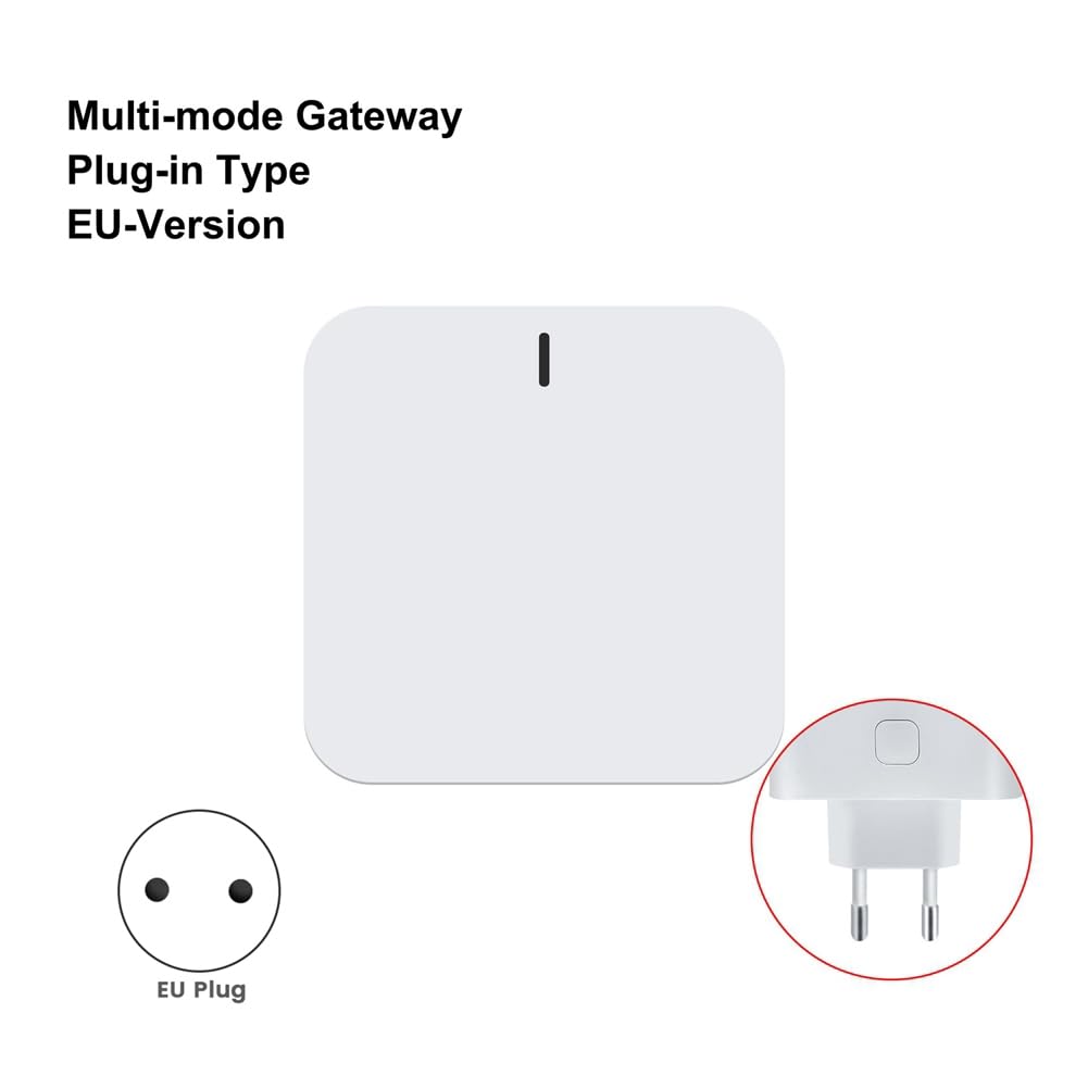 Gateway Hub Plug-in Typ ZigBee/Bluetooth Multi-Mode Gateway Bridge für Home Automation. Kompatibel mit EU-Stecker