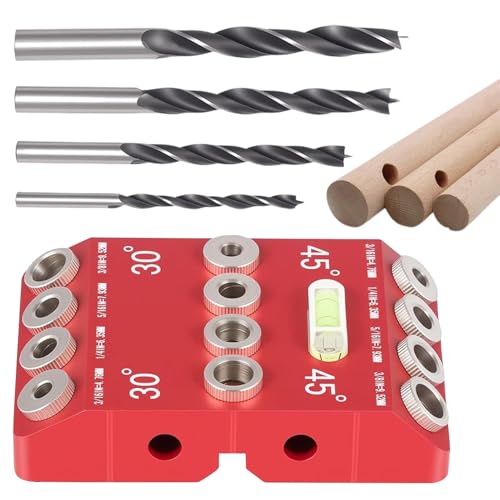 Gabarit de perçage 30 45 90 pour trous angulaires ultra precis en bois