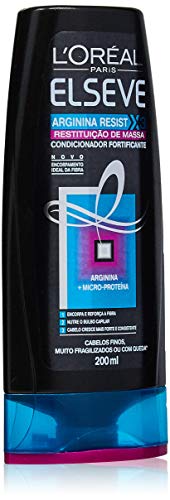 Condicionador Arginina Resist X3 Restituição de Massa Elseve 200 ml, L'Oréal Paris