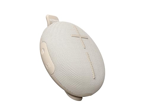 Image of Ultimate Ears MINIROLL Ultra-Portable Waterproof Bluetooth Speaker, Balanced Bass, IP67 Dustproof, 131 ft (40 m) Range - Sand