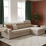 Talamo Italia Sonia - Sofá cama esquinero fabricado en Italia,