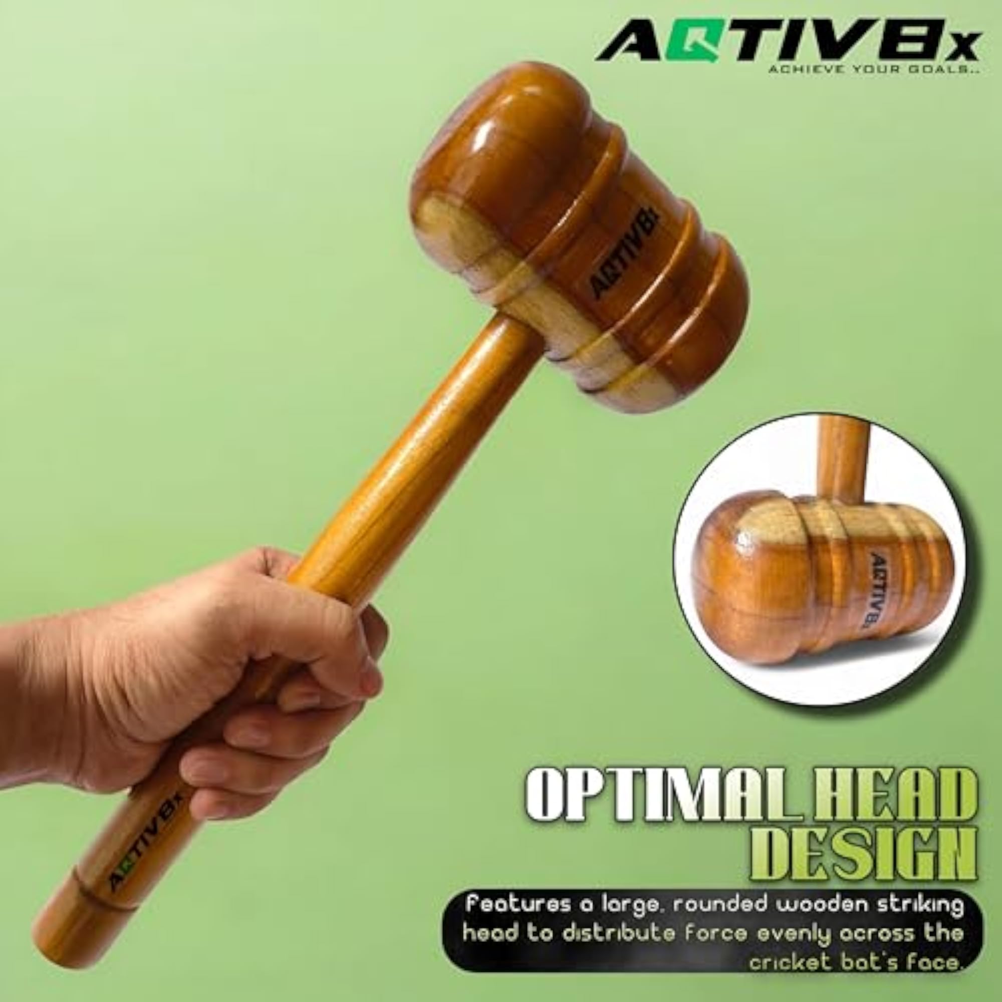 Cricket Bat Mallet, Premium Wooden Knocking Tool