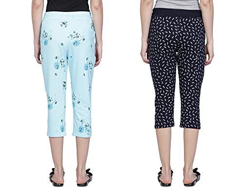Image of Club A9 Women's Cotton Capris (Pack of 2)