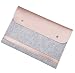 Produktbild Laptoptasche Notebooktasche Laptophülle Schutzhülle Notebook Computer Fall Tablette Aktenkoffer für 11.6-15.4 Zoll Ultrabook für MacBook 12" Rose Gold
