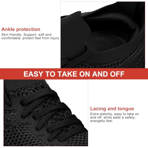 Image of Abboos Walking Shoes Women Breathable Running Sneakers Casual Tennis Shoe | Hiking Shoes Lightweight Non-Slip Comfortable Fashion Sneakers Athletic Shoes for All-Day Standing Gym Workouts Travel