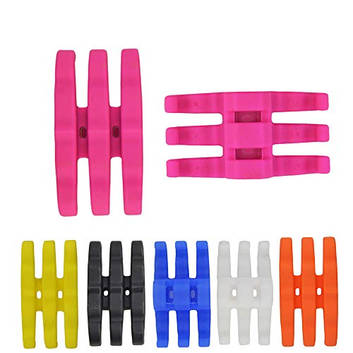 AMEYXGS Tir à l'arc 2pcs Stabilisateur de Branche d'arc Amortisseur en Caoutchouc pour Arc à Poulies (Rose) Cover